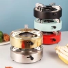 Bếp Cồn Mini Inox Siêu Cao Cấp Tròn Trắng Đen, Bếp Cồn Khô, Giá 86.000₫ 3