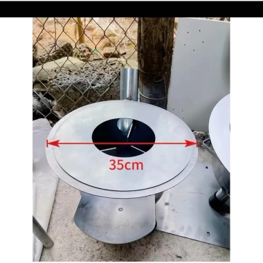 Bếp củi thông minh 35x24cm với ống khói - Tiết kiệm năng lượng, Giá chỉ 110.000₫ 4