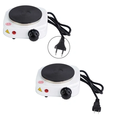 Bếp điện MINI xách tay 500W: điều chỉnh, đun và hâm nóng cà phê - Giá 159.000₫