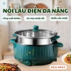 Bếp Điện Xanh Đa Năng – Nồi Lẩu Mini 2 Tầng kèm Xửng Hấp, Giá ưu đãi 184.387₫
