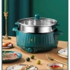 Bếp Điện Xanh Đa Năng – Nồi Lẩu Mini 2 Tầng kèm Xửng Hấp, Giá ưu đãi 184.387₫ 2