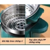 Bếp Điện Xanh Đa Năng – Nồi Lẩu Mini 2 Tầng kèm Xửng Hấp, Giá ưu đãi 184.387₫ 8