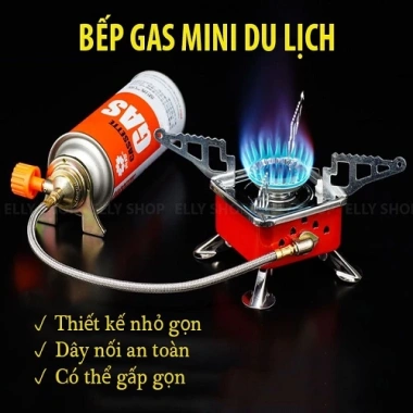 Bếp ga du lịch mini gấp gọn đa năng, tiện lợi cho dã ngoại, chỉ 109.000đ