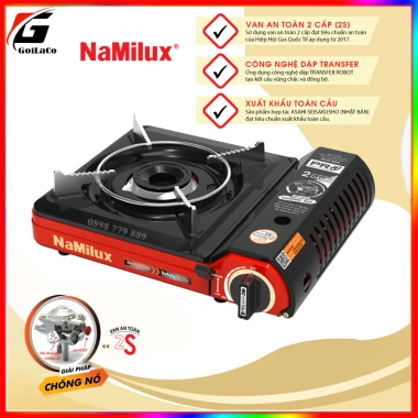 Bếp Ga du lịch Mini NaMilux PL-1.911PF - An toàn, Tiết kiệm gas, Giá chỉ 169.000₫