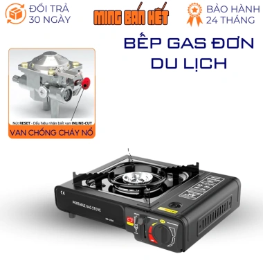 Bếp Ga Mini Du Lịch Chịu Nhiệt Cao, Chống Cháy Nổ, Dã Ngoại - Giá 159.000 VND