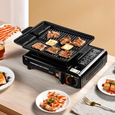 Bếp Ga Mini Du Lịch Ngoài Trời - Chịu Nhiệt, Siêu Gọn, Tiện Dụng Cho Sinh Viên & Cắm Trại, Giá chỉ 145.000₫