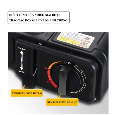 Bếp Ga Mini Du Lịch Ngoài Trời - Chịu Nhiệt, Siêu Gọn, Tiện Dụng Cho Sinh Viên & Cắm Trại, Giá chỉ 145.000₫