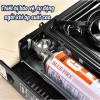 Bếp ga mini du lịch - Thép không gỉ an toàn, chống cháy nổ, chịu nhiệt cao, tiện lợi, giá ưu đãi 138k 5