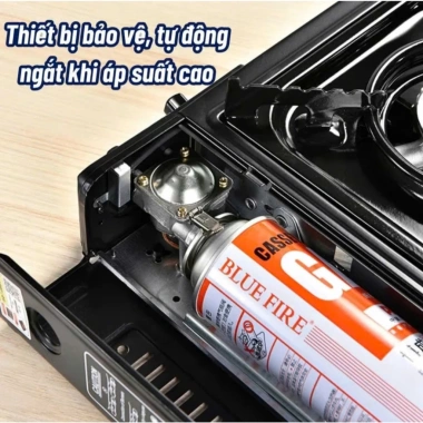 Bếp ga mini du lịch - Thép không gỉ an toàn, chống cháy nổ, chịu nhiệt cao, tiện lợi, giá ưu đãi 138k 5