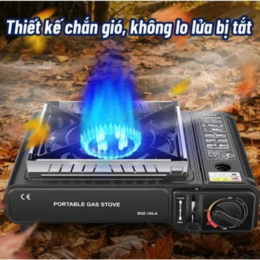 Bếp ga mini du lịch - Thép không gỉ an toàn, chống cháy nổ, chịu nhiệt cao, tiện lợi, giá ưu đãi 138k 8