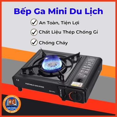 Bếp ga mini du lịch - Thép không gỉ an toàn, chống cháy nổ, chịu nhiệt cao, tiện lợi, giá ưu đãi 138k 10