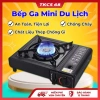 Bếp ga mini du lịch thép không gỉ chịu nhiệt, an toàn chống cháy nổ, tiện lợi