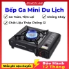 Bếp ga mini du lịch thép không gỉ chịu nhiệt, an toàn chống cháy nổ, tiện lợi 10