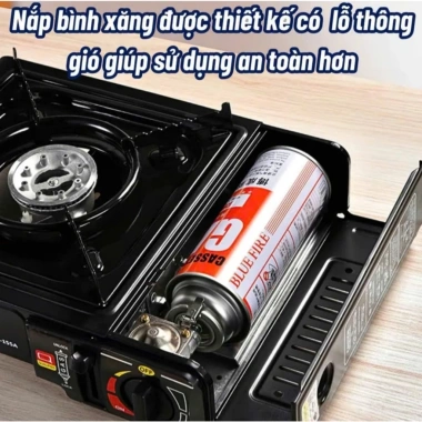Bếp ga mini du lịch thép không gỉ chịu nhiệt, chống cháy nổ, nhỏ gọn an toàn – 138.500₫ 2