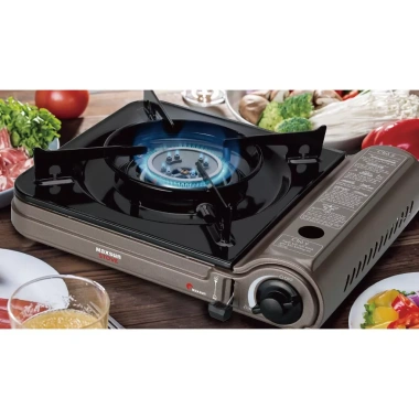 Bếp Ga Mini Maxsun MS-3.500 2.900W - Kiềng phủ sứ, vòng chắn gió, bảo hiểm chống nổ, giá 299.000