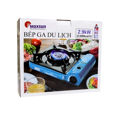 Bếp Ga Mini Maxsun MS-3.500 2.900W - Kiềng phủ sứ, vòng chắn gió, bảo hiểm chống nổ, giá 299.000