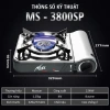 Bếp Ga Mini Maxsun MS-3.800SP Chân Kiềng Inox 2.900W Chính Hãng Giá 320k 4