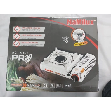 Bếp ga mini Namilux 2S 202SS PL211SS Chống cháy nổ Toàn inox Giá chỉ 169.000₫ 3