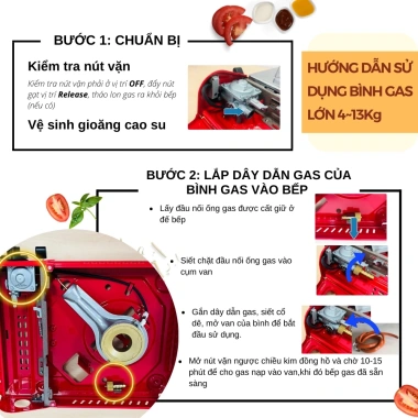 Bếp Gas 2 Chiều NaMilux NH-P2.915PS - Dùng Bình Mini & Lớn, Van Ngắt 2 Cấp An Toàn, Hàng Chính Hãng, Giá 359.000₫ 6