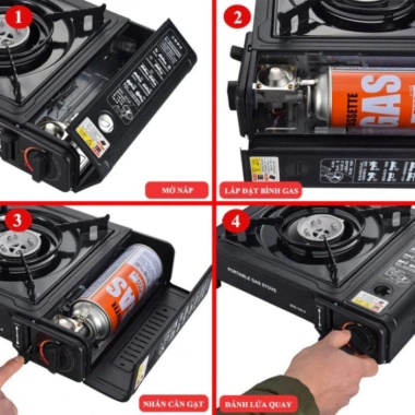 Bếp Gas Du Lịch Coop – Chịu Nhiệt Cao, Chống Cháy Nổ, Tiện Lợi Khi Mang Đi