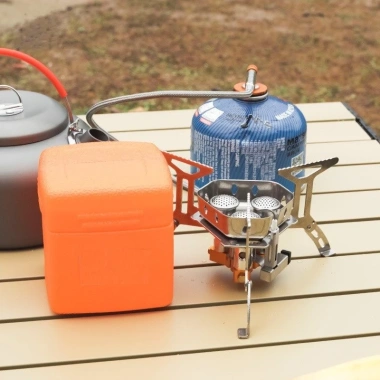 Bếp Gas Mini Ba Chân Gấp Gọn An Toàn Du Lịch Cắm Trại Giá 329.000 VNĐ 8