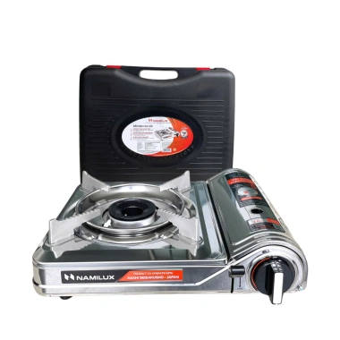 Bếp Gas Mini Cao Cấp 2S Ngắt Gas, Chống Nổ Lon, 2.6 kW (2.200 kcal/h) - Hàng Chính Hãng, Giá ưu đãi 379.000₫ 9