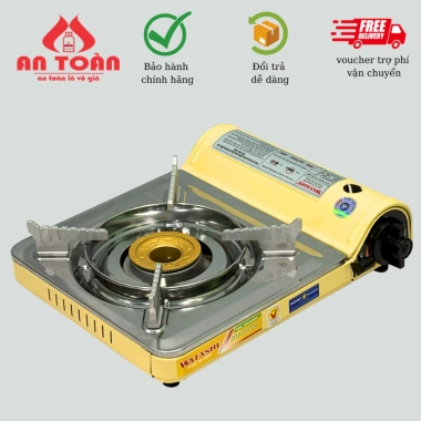 Bếp Gas Mini Cao Cấp Watashi WA-3.300F Chính Hãng, Giá 288k, Tặng Hộp Nhựa 6 Bếp Gas Mini Cao Cấp Watashi WA-3.300F Chính Hãng, Giá 288k, Tặng Hộp Nhựa 6
