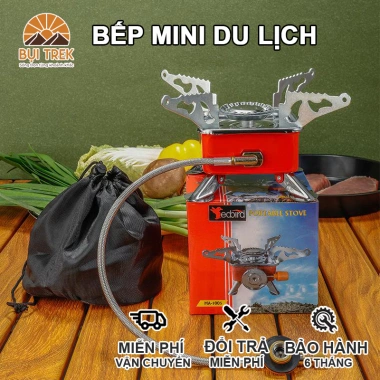 Bếp Gas Mini Dã Ngoại Gấp Gọn Vuông – Đun Nước Nấu Ăn Di Động Tiện Lợi, Giá 158.000₫