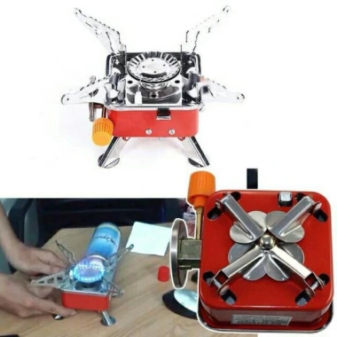 Bếp Gas Mini Du Lịch Xếp Gọn, Đánh Lửa Tự Động, Hợp Kim Chống Gỉ Cao Cấp, Tiện Lợi Freeship 2