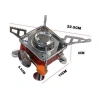 Bếp Gas Mini Du Lịch Xếp Gọn, Đánh Lửa Tự Động, Hợp Kim Chống Gỉ Cao Cấp, Tiện Lợi Freeship 8