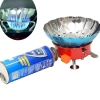 Bếp gas mini gấp gọn du lịch dã ngoại, chống gió, dễ mang, có dây dẫn gas, Tặng vận chuyển 10