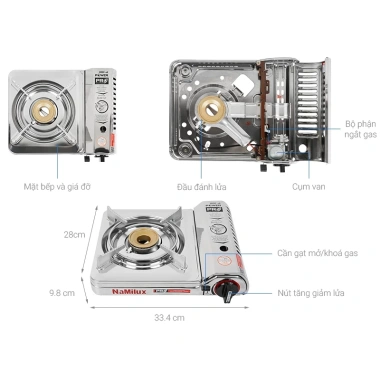 Bếp Gas Mini International chống cháy nổ - Tiết kiệm gas, giá chỉ 169.000₫ 5
