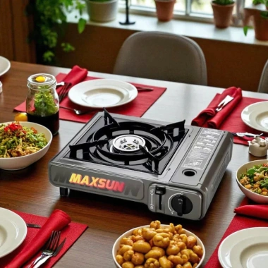 Bếp Gas Mini Maxsun MS-560 Phủ Sứ Cao Cấp 2.200W - Chính Hãng, Giá Ưu Đãi 265.000 4