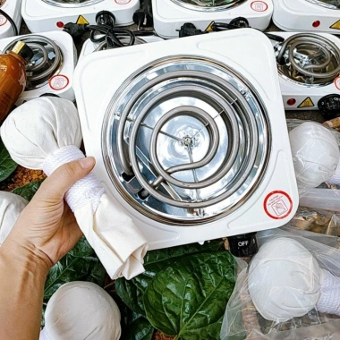 Bếp hơ lá trầu mini điện an toàn cho mẹ và bé - Siêu tiện lợi, giá chỉ 179.000₫ 2