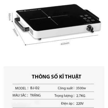 Bếp Hồng Ngoại Beemi 3.500W Không Kén Nồi Kính Cường Lực Cảm Ứng – 405.000 VNĐ 2