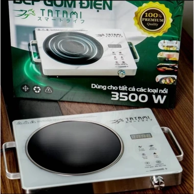 Bếp hồng ngoại Tatami 3.500W dùng mọi loại nồi, bảo hành 24 tháng, chỉ 299.000₫ 3