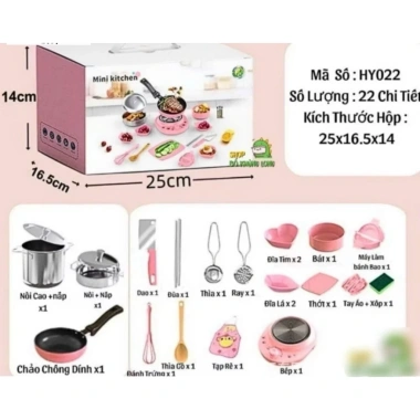 Bếp nấu ăn mini cho bé - Đồ chơi inox bếp điện, trải nghiệm gian bếp thực tế, 224.000₫ 10 Bếp nấu ăn mini cho bé - Đồ chơi inox bếp điện, trải nghiệm gian bếp thực tế, 224.000₫ 10