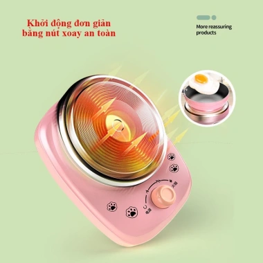 Bếp nấu ăn mini inox 304 cho bé - Đồ chơi bếp điện thực tế, trải nghiệm gian bếp