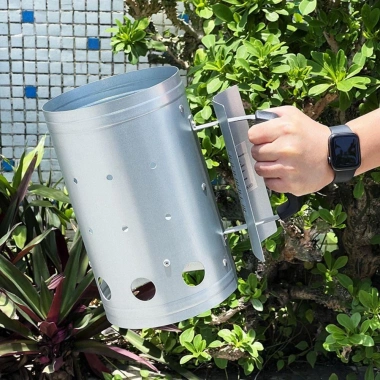 Bếp nướng Chimney Starter - Bếp lửa nhanh, cắm trại ngoài trời, thùng carbon tiện lợi 5