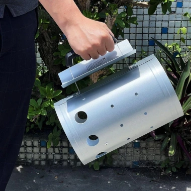 Bếp nướng Chimney Starter - Bếp lửa nhanh, cắm trại ngoài trời, thùng carbon tiện lợi 8