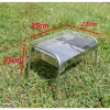Bếp nướng gấp gọn du lịch GXS inox - Than hoa BBQ, tiện lợi, chỉ 138.000đ 2