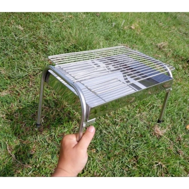 Bếp nướng gấp gọn du lịch GXS inox - Than hoa BBQ, tiện lợi, chỉ 138.000đ 3