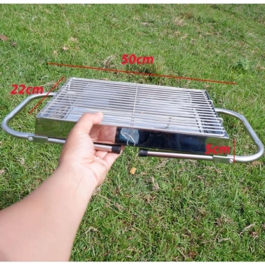 Bếp nướng gấp gọn du lịch GXS inox - Than hoa BBQ, tiện lợi, chỉ 138.000đ 5