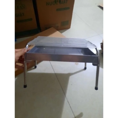 Bếp nướng gấp gọn du lịch GXS inox - Than hoa BBQ, tiện lợi, chỉ 138.000đ 8