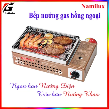 Bếp nướng gas mini hồng ngoại Namilux NA-24N - Ngoài trời, giá ưu đãi 549.000₫