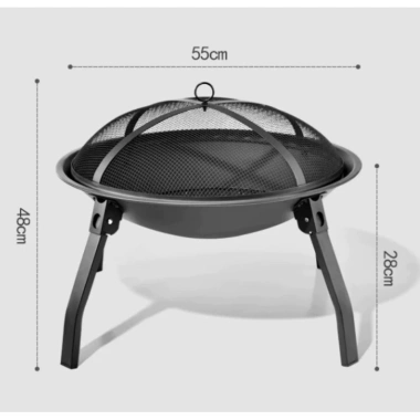 Bếp nướng than hoa 3 trong 1 gấp gọn – Dã ngoại, nội nhà, giá chỉ 462.400₫ 5