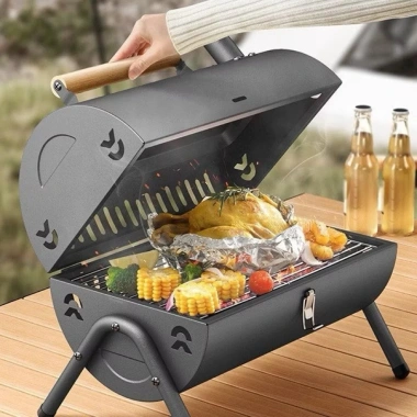 Bếp nướng than hoa BBQ 2 mặt gập gọn, di động du lịch, phượt, dùng tại nhà 8 Bếp nướng than hoa BBQ 2 mặt gập gọn, di động du lịch, phượt, dùng tại nhà 8