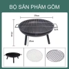Bếp nướng than hoa BBQ ngoài trời - Picnic tiện lợi, lò nướng thịt chắc chắn, giá 679.000đ 10