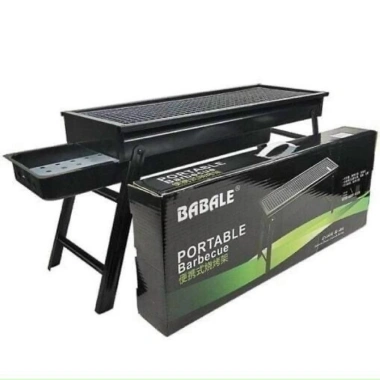 Bếp Nướng Than Hoa Dài 50x30cm Hình Chữ Nhật - Tiện Lợi BBQ Du Lịch, Picnic, Tại Nhà