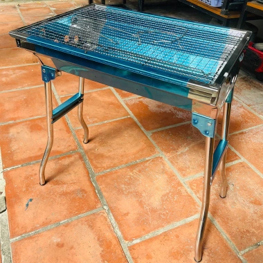 Bếp nướng than hoa inox không gỉ sét QuinBBQ H1P - Gấp gọn, tiện lợi, giá ưu đãi 890.000₫ 7